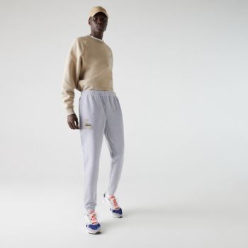 Lacoste Bavlněné Track Trousers Šedé | jMmXajL1