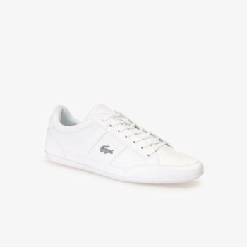 Lacoste Chaymon Nappa Læder Sneakers Bílé | mc4Xbjlo