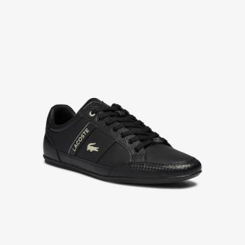 Lacoste Chaymon Syntetická and Læder Sneakers Černé | Z4ECfG9a