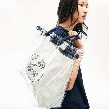 Lacoste Clear Shopper Bag Bílé | wRyj4s30