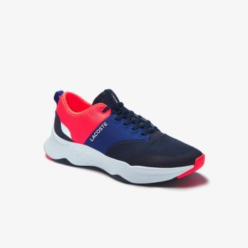 Lacoste Court-Drive Plus Textilní Sneakers Tmavě Blankyt Růžové | R1Ipunna