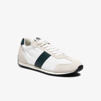 Lacoste Court Pace Textilní Sneakers Béžový Zelene | ZKpDGNQn