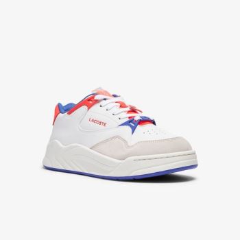 Lacoste Court Slam Syntetická and Læder Sneakers Bílé Koralove | THMxJBI6