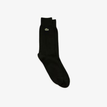 Lacoste Embroidered Crocodile Bavlněné Blend Socks Černé | MIgv9FGm