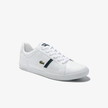 Lacoste Europa Læder Sneakers Bílé | yuvCgLmB