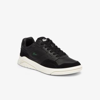 Lacoste Game Advance Luxe Læder and Semišové Sneakers Černé Šedé | UwBJiNtq