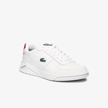 Lacoste Game Advance Læder Sneakers Bílé Béžový | O0nNalLk