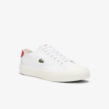 Lacoste Gripshot Læder Sneakers Bílé Béžový | n2m0hYM3