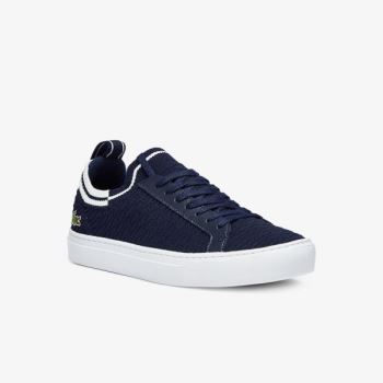 Lacoste La Piquée Textilní Sneakers Tmavě Blankyt Bílé | BrTexSzX