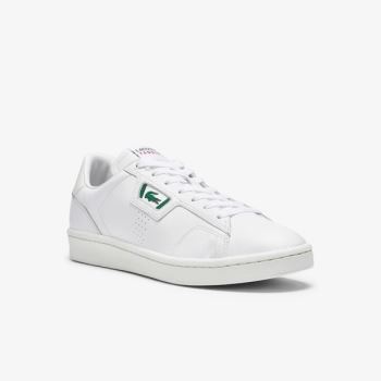 Lacoste Masters Classic Læder Sneakers Bílé Bílé | ayNPK2Lw