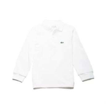 Lacoste Petit Piqué Polo Bílé | dKn4nKyF