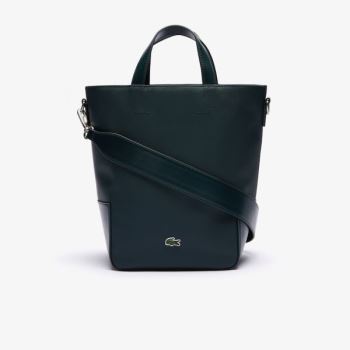 Lacoste Piqué Resort Piqué Platene Tote Bag Tmavě Zelene | LRANalYo