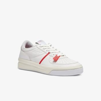 Lacoste Quantace Læder Sneakers Červené Bílé | SKTZLOUi