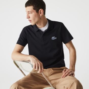 Lacoste Regular Fit Bavlněné Piqué Polo Tmavě Blankyt Blankyt | R2vys133