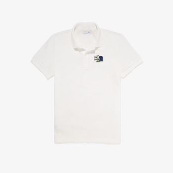 Lacoste Regular Fit Bavlněné Piqué Polo Shirt Bílé Blankyt | he2Kneg2