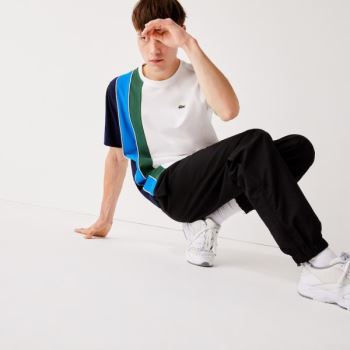 Lacoste SPORT Performance Side Zip Track Pants Černé | FQ5Grgpi