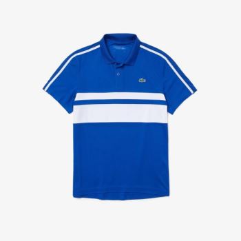 Lacoste SPORT Prodyšný Piqué Tenisové Polo Shirt Bílé | fBHBOVfS