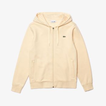 Lacoste SPORT S Kapucí Lehké Bi-material Sweatshirt Béžový | SfOBgwU7