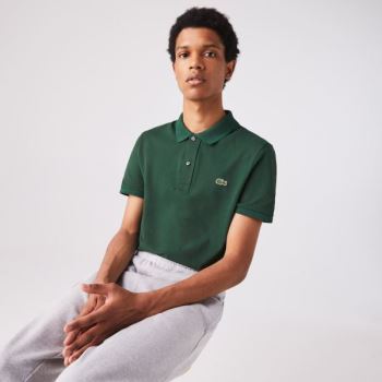 Lacoste Slim Fit Polo in Petit Piqué Zelene | ITG88UFX