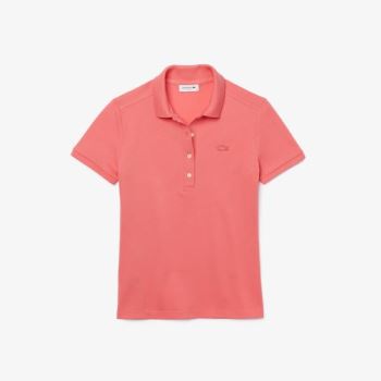 Lacoste Stretch Bavlněné Piqué Polo Shirt Růžové | ZmsLgmP2