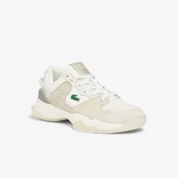 Lacoste T-Point Nubuck Læder Sneakers Béžový | wAWVWKrJ