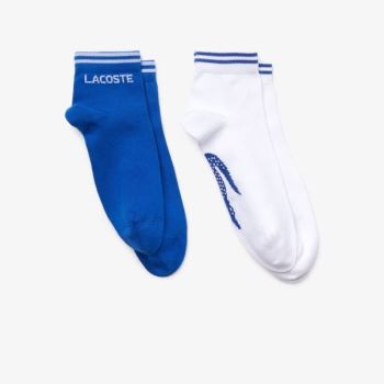 Lacoste Two-Pack Of SPORT Bavlněné Socks Blankyt Bílé | IKB7PHB6