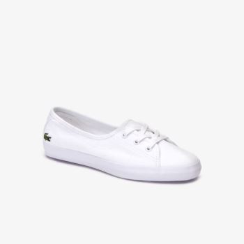 Lacoste Ziane Tlustý Platene Sneakers Bílé | WCHgRvCQ