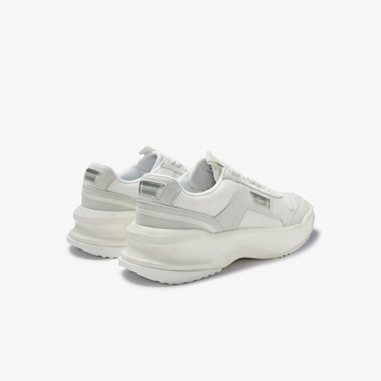 Lacoste Ace Lift Colourblock Læder Sneakers Bílé Bílé | VZl95Bq3