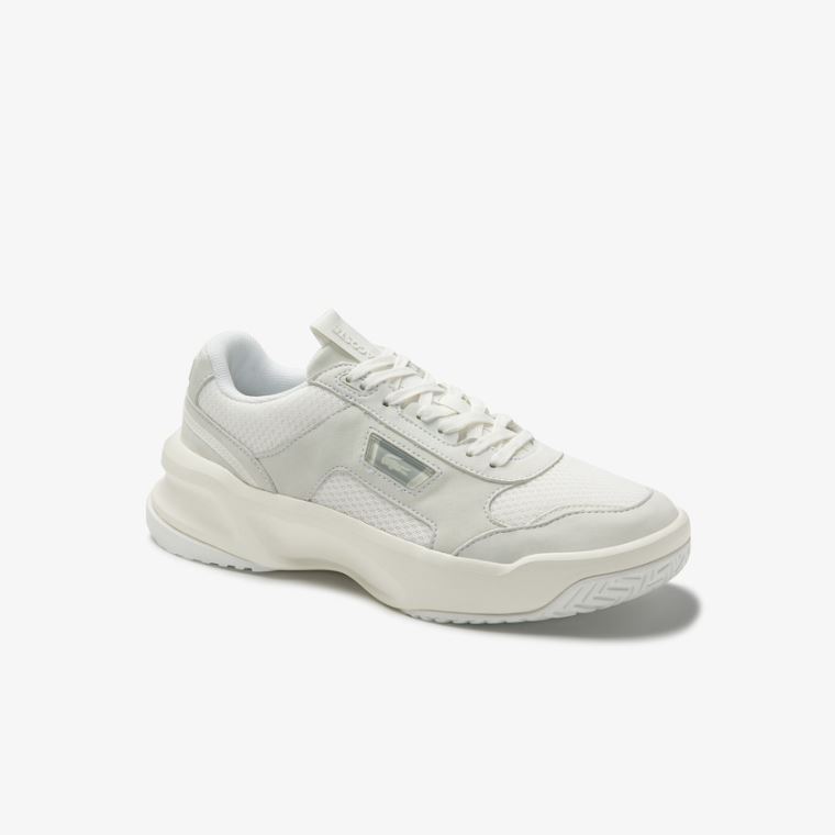 Lacoste Ace Lift Colourblock Læder Sneakers Bílé Bílé | VZl95Bq3