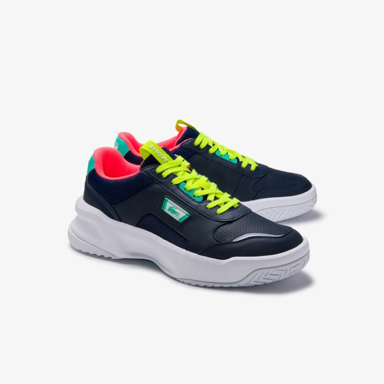 Lacoste Ace Lift Læder Sneakers Tmavě Blankyt Tyrkysové | VSJO7A7n