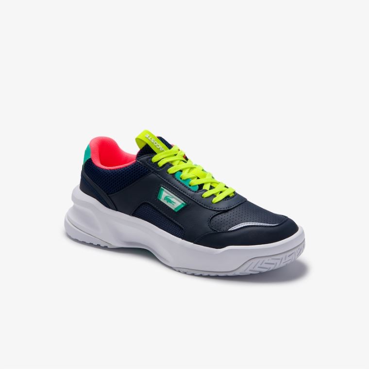 Lacoste Ace Lift Læder Sneakers Tmavě Blankyt Tyrkysové | VSJO7A7n