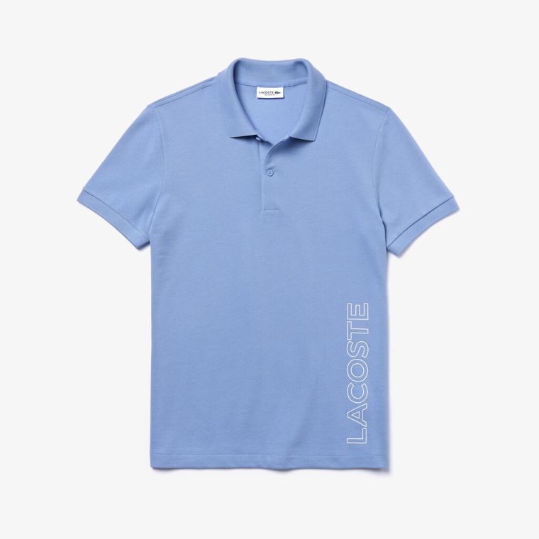 Lacoste Branded Bavlněné Polo Shirt Fialové | EI8g5f5z