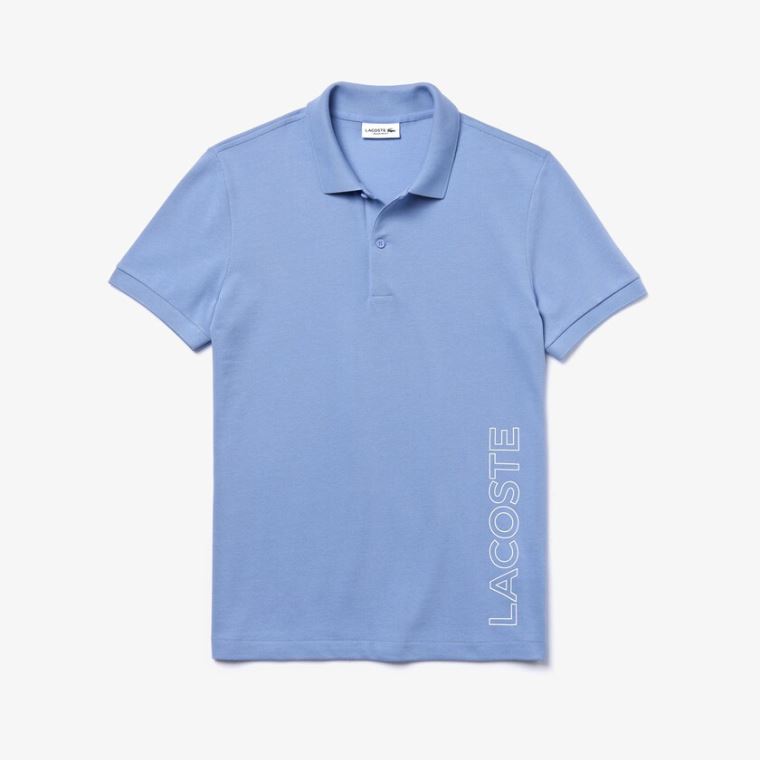 Lacoste Branded Bavlněné Polo Shirt Fialové | SuKb9dTK