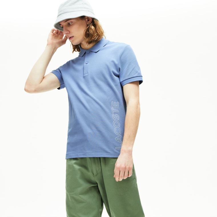 Lacoste Branded Bavlněné Polo Shirt Fialové | SuKb9dTK