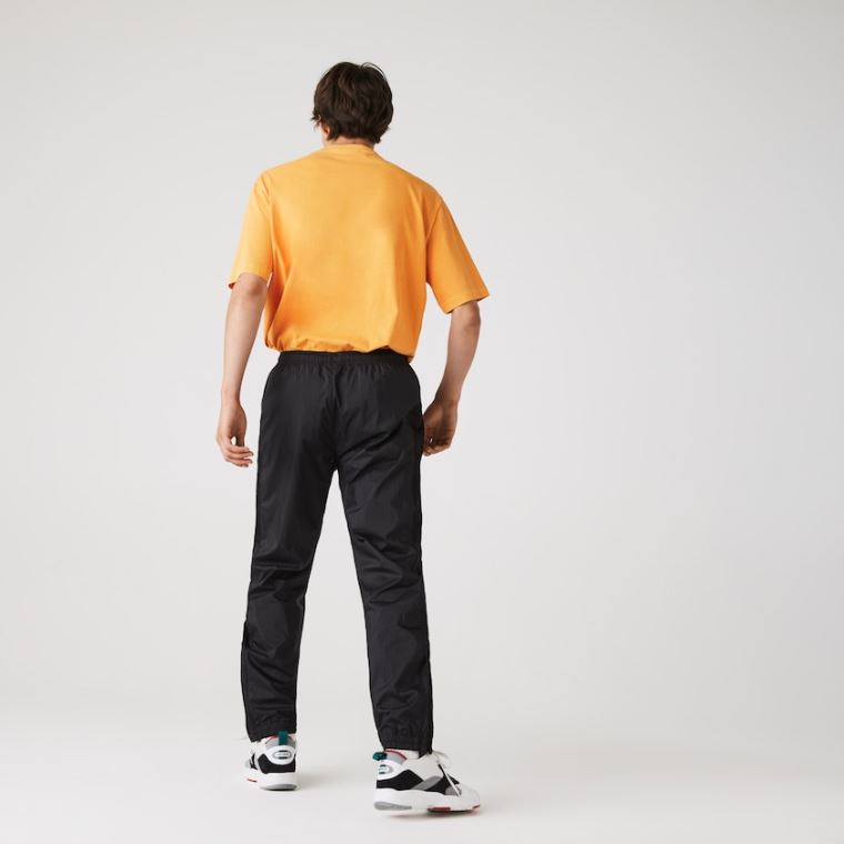 Lacoste CONCEPTS Collaboration Lehké Track Pants Černé | IrZGLBWB