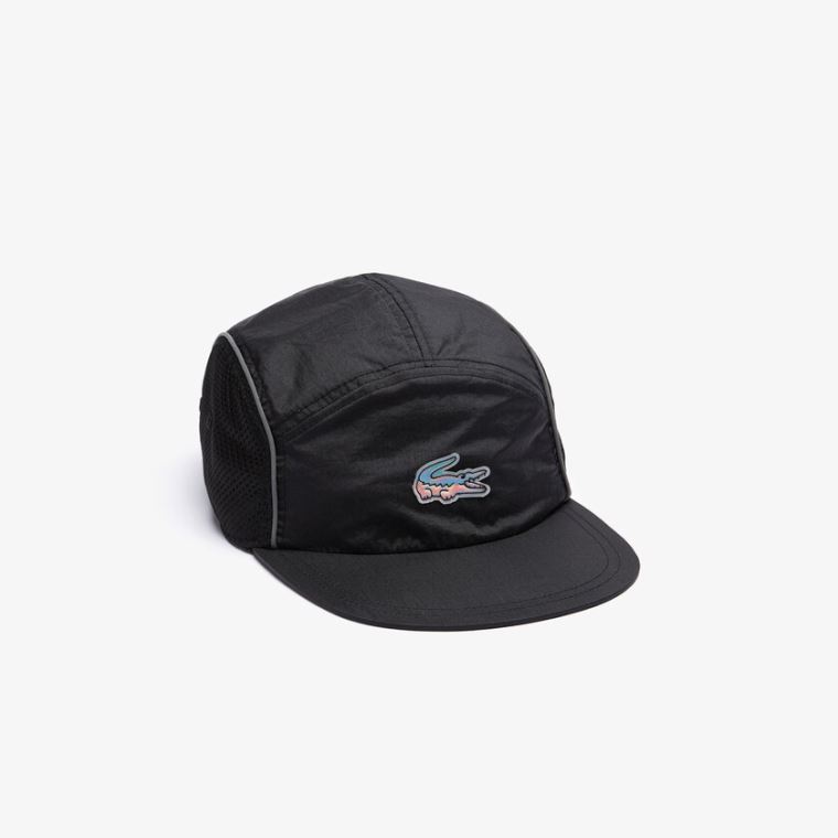 Lacoste CONCEPTS Collaboration Mesh-Panel Cap Černé | eHQpqecl