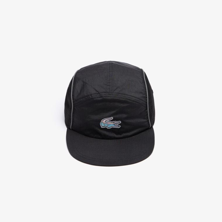 Lacoste CONCEPTS Collaboration Mesh-Panel Cap Černé | eHQpqecl