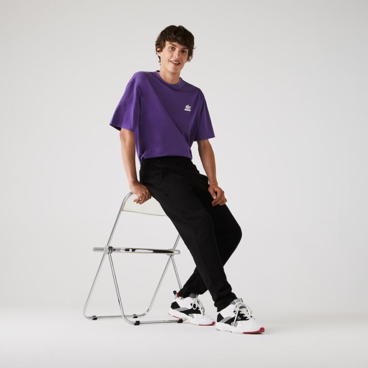 Lacoste CONCEPTS Collaboration Track Pants Černé | WCxeTKWV