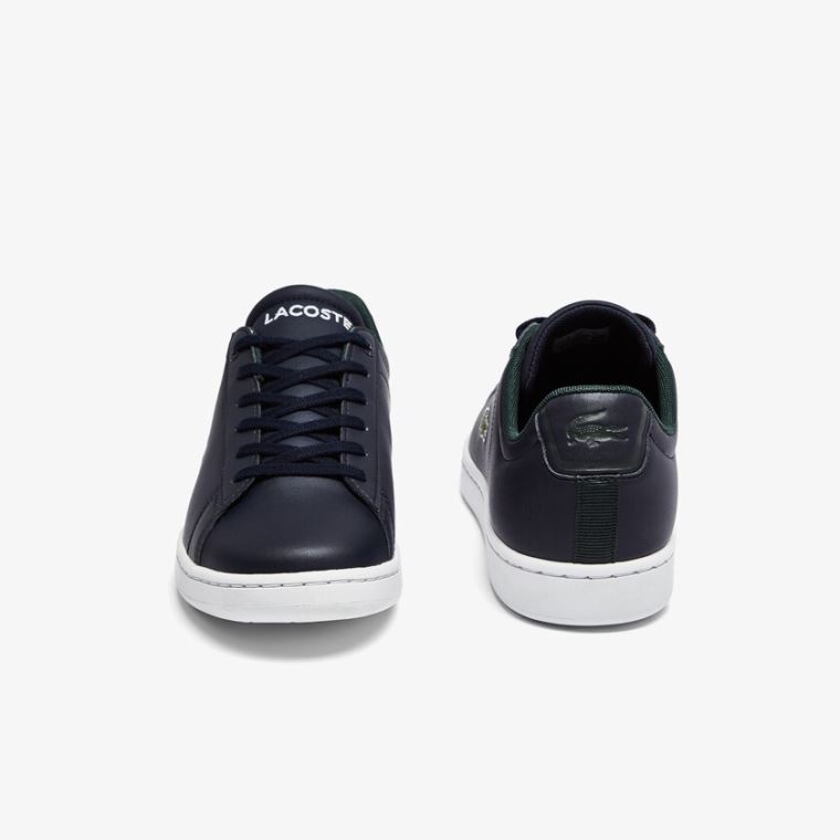 Lacoste Carnaby Evo Syntetická Sneakers Tmavě Blankyt Bílé | ZqhamleF