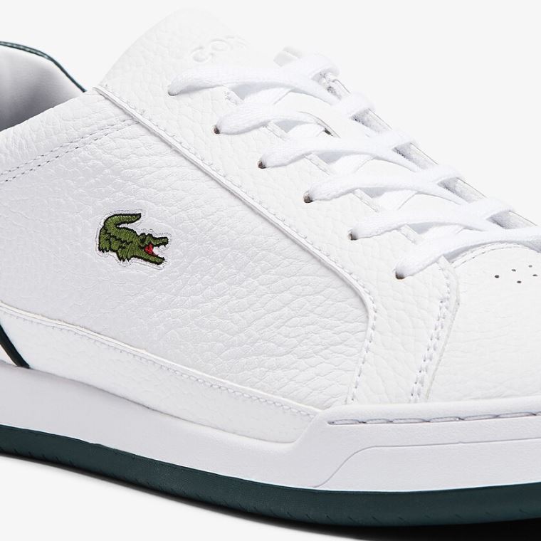 Lacoste Challenge Læder Sneakers Bílé | 4HZRUVer