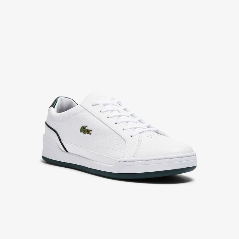 Lacoste Challenge Læder Sneakers Bílé | 4HZRUVer