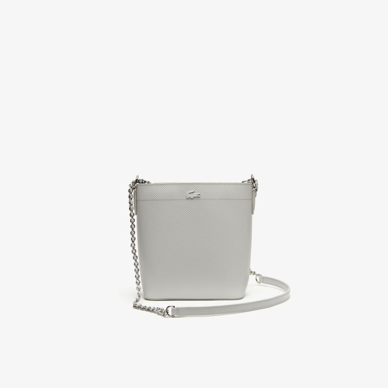 Lacoste Chantaco Chain Páskové Crossbody Bag Šedé | OdwSDMb5