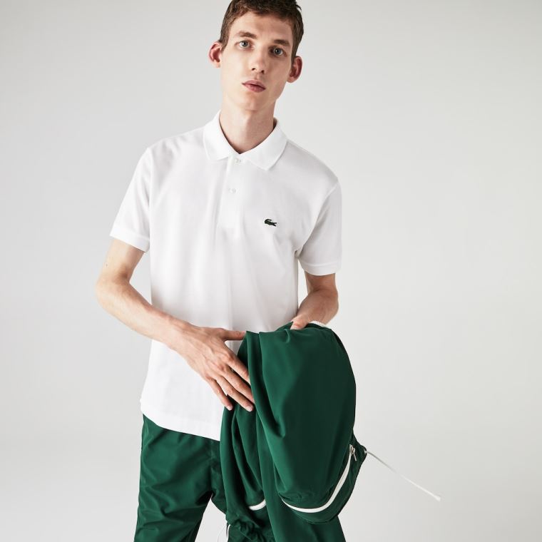 Lacoste Classic Fit L.12.12 Polo Shirt Bílé | Y9WGlOGR