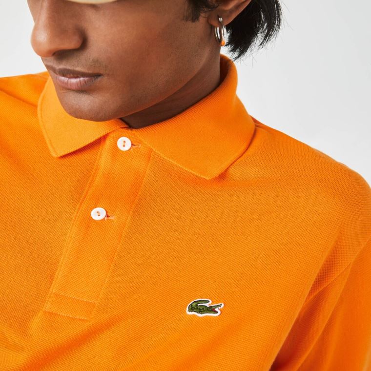 Lacoste Classic Fit L.12.12 Polo Shirt Oranžové | DULf4kth