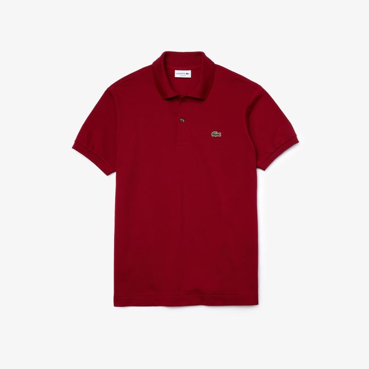 Lacoste Classic Fit L.12.12 Polo Shirt Tmavě Červené | pbN9GIDK