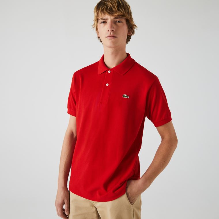 Lacoste Classic Fit L.12.12 Polo Shirt Červené | CNMWMVlK