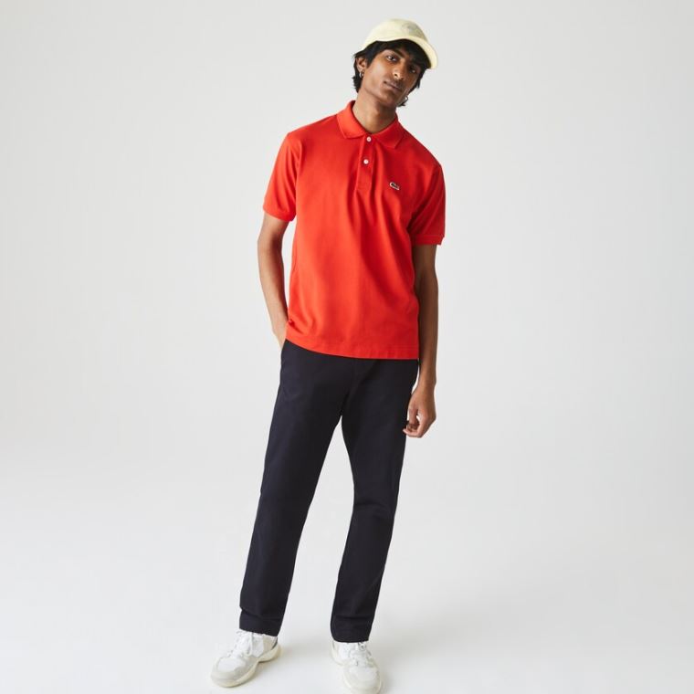 Lacoste Classic Fit L.12.12 Polo Shirt Červené | Z1Qh4BTm