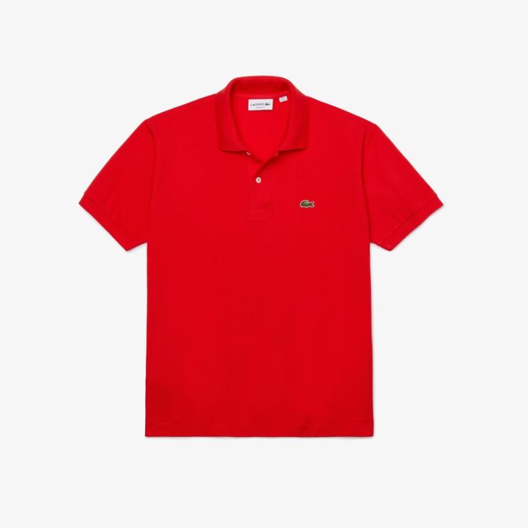 Lacoste Classic Fit L.12.12 Polo Shirt Červené | Z1Qh4BTm