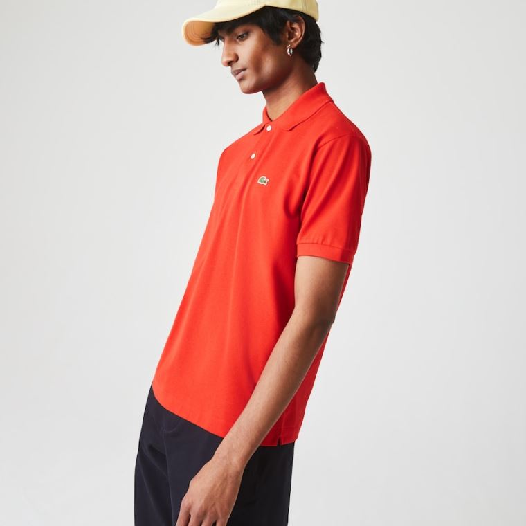 Lacoste Classic Fit L.12.12 Polo Shirt Červené | Z1Qh4BTm