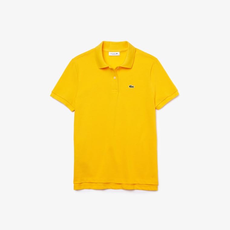 Lacoste Classic Fit Soft Bavlněné Petit Piqué Polo Žluté | yURb0DzC